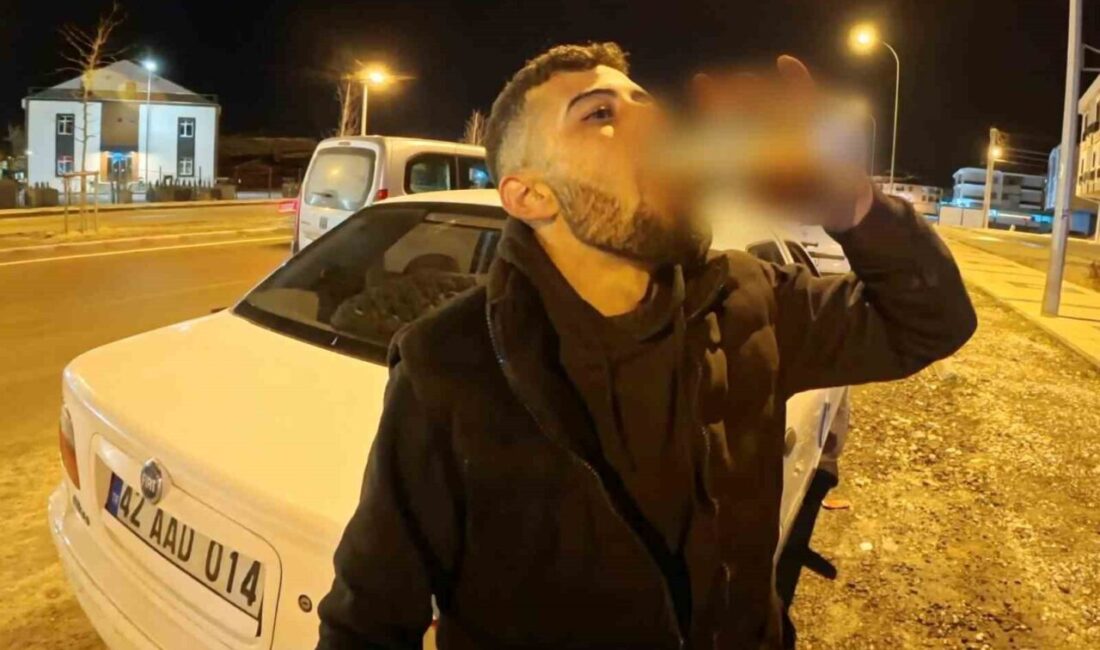 Aksaray’da alkollü araç kullanırken yakalanan sürücünün ehliyetine el konulup 11