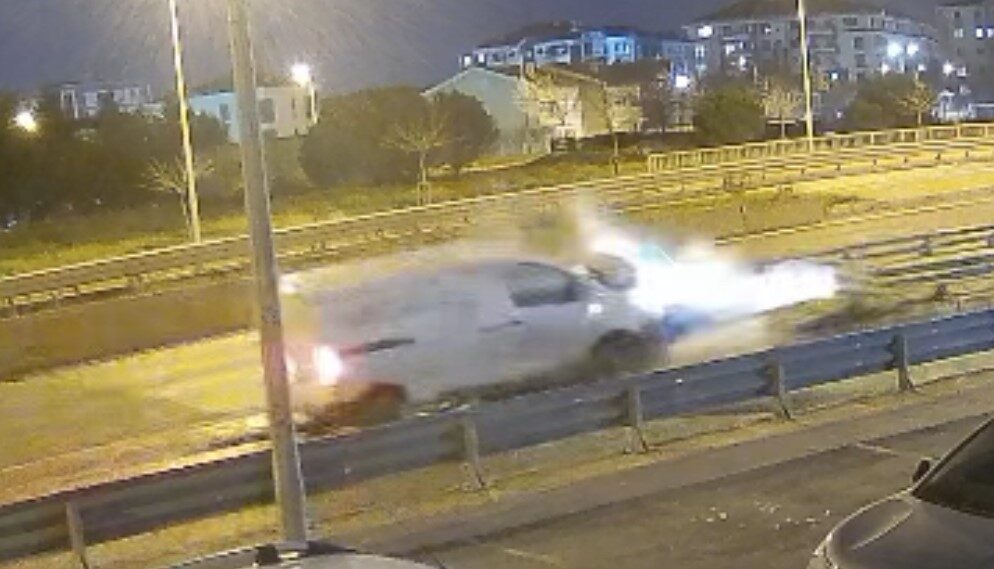 Çorlu, Tekirdağ’da meydana gelen bir trafik kazası, alkollü bir sürücünün