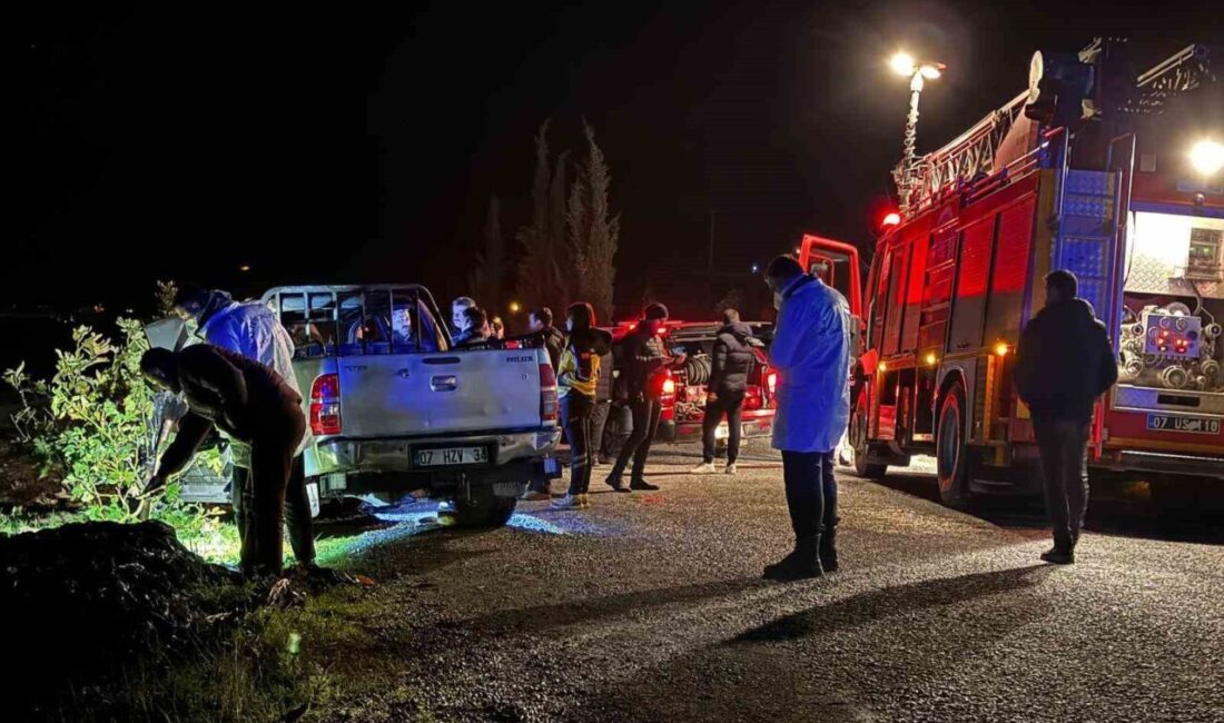 Antalya’nın Gazipaşa ilçesinde, bir kişinin araç içerisinde yanmış halde hayatını