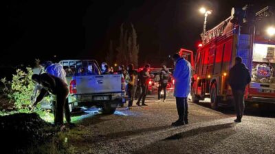 Antalya’nın Gazipaşa ilçesinde, bir kişinin araç içerisinde yanmış halde hayatını