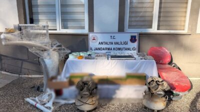 Manavgat ilçesinde, diplomasız bir şüphelinin kaçak olarak getirilen cihazlarla diş