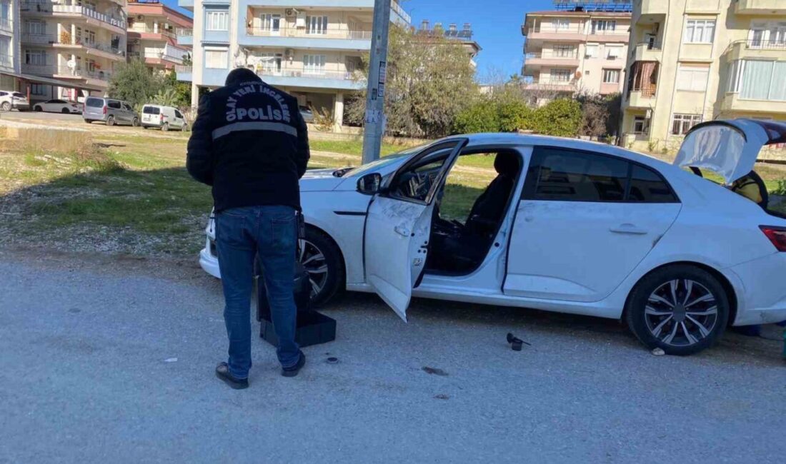 Serik ilçesinde meydana gelen olayda, kimliği belirsiz bir ya da