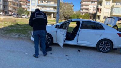 Serik ilçesinde meydana gelen olayda, kimliği belirsiz bir ya da
