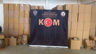 Antalya’da polis ekipleri, son bir hafta içinde 4 ilçede gerçekleştirdikleri