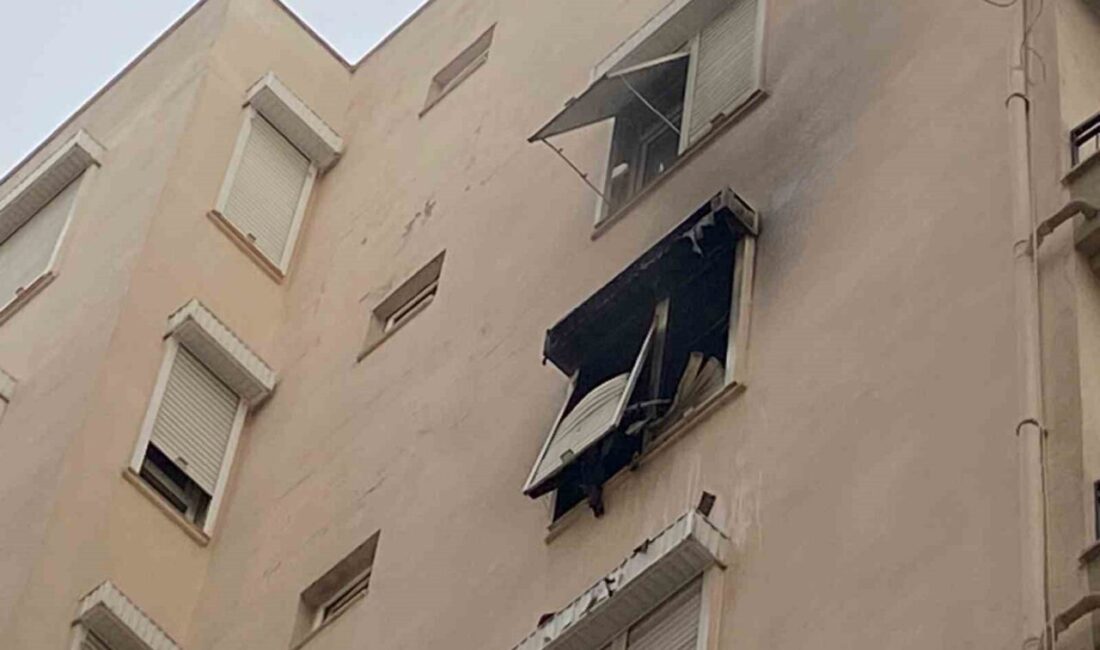 Serik ilçesinde bulunan bir apartmanın 6. katında bugün sabah saatlerinde