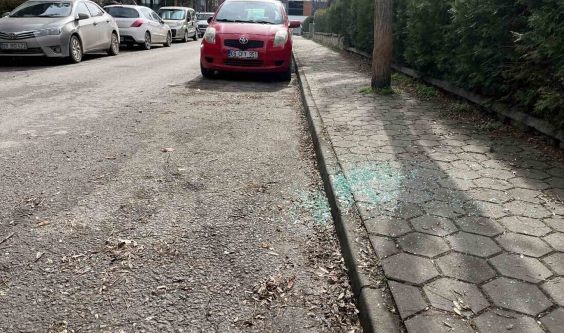 Eskişehir’de son bir hafta içerisinde aynı sokakta beş aracın camının