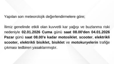 Bartın Valiliği tarafından yapılan açıklamaya göre, Bartın’da yoğun kar yağışı