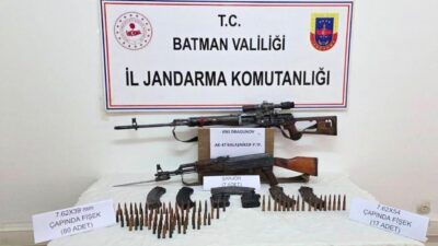 Batman il Jandarma Komutanlığı’nın yürüttüğü operasyonda, Sason ilçesinde bir adreste