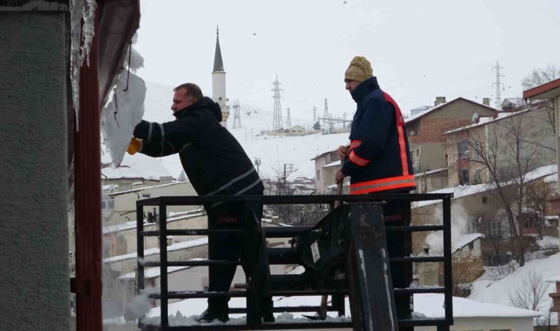 Bayburt’ta hava sıcaklıklarının yükselmesi sonucu meydana gelen olayda, Şehhayran Mahallesi