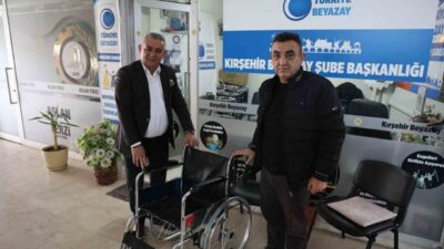 Beyaz Ay Derneği Kırşehir Şubesi, ihtiyaç sahibi engelli bireylere yardım