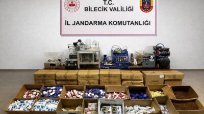 Bilecik ilinde jandarma tarafından yapılan bir operasyonda 126 bin 840
