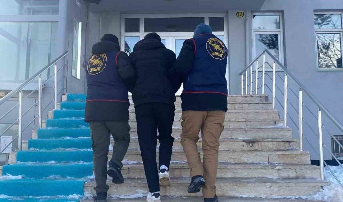 Bingöl ilinde jandarma ekipleri tarafından gerçekleştirilen operasyonda kesinleşmiş hapis cezası