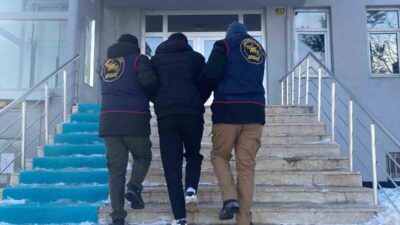 Bingöl ilinde jandarma ekipleri tarafından gerçekleştirilen operasyonda kesinleşmiş hapis cezası