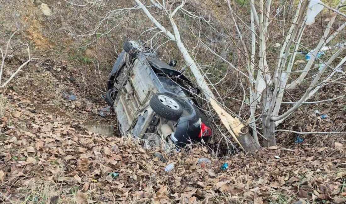 Burdur’un Çavdır ilçesinde meydana gelen trafik kazasında sürücü direksiyon hakimiyetini