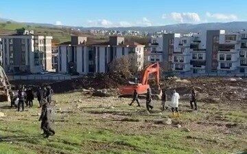 Nilüfer ilçesinde devam eden bir inşaat alanında meydana gelen patlama,