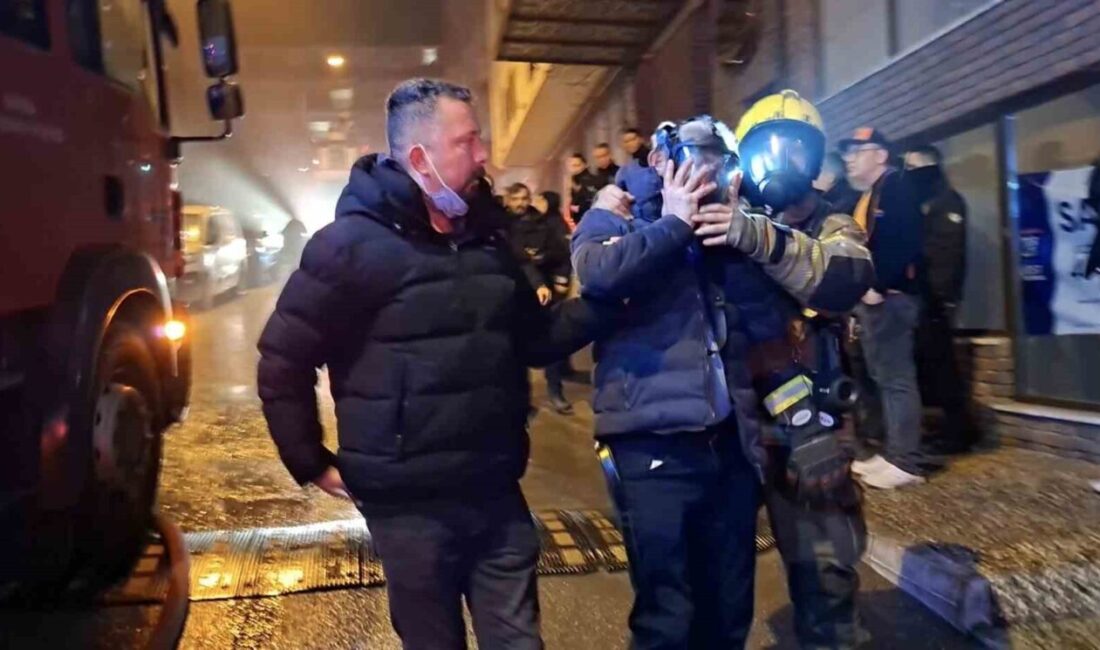 Nilüfer ilçesinde bir otelde meydana gelen yangın, Bursa Büyükşehir Belediyesi