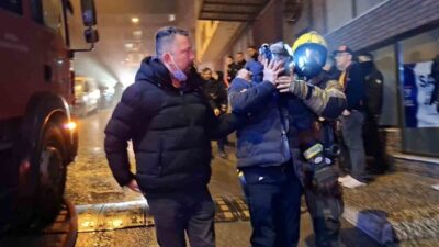 Nilüfer ilçesinde bir otelde meydana gelen yangın, Bursa Büyükşehir Belediyesi