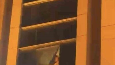 Bursa’nın Nilüfer ilçesine bağlı Görükle Mahallesi’ndeki 5 katlı bir otelde