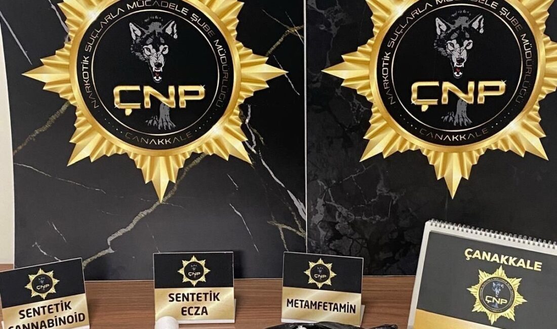 Çanakkale’de polis, uyuşturucu operasyonlarında 5 kişinin tutuklandığını duyurdu. İl Emniyet
