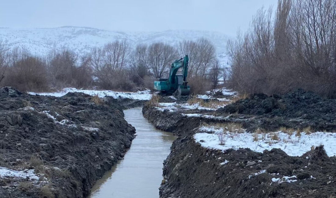 Yozgat’ın içme suyu ihtiyacını karşılayan Cemil Çiçek Barajı’nda yürütülen çalışmalar