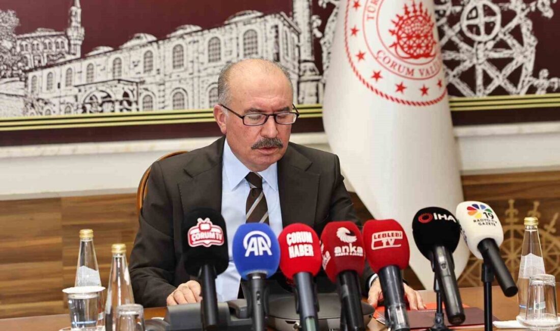 Çorum Valisi Ali Çalgan, 2025 yılında evden hırsızlık olaylarının önceki