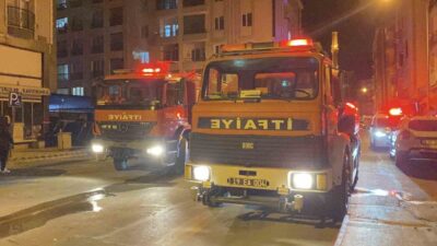 Çorum’da bir halı yıkama merkezinde çıkan yangın, çevrede korku dolu