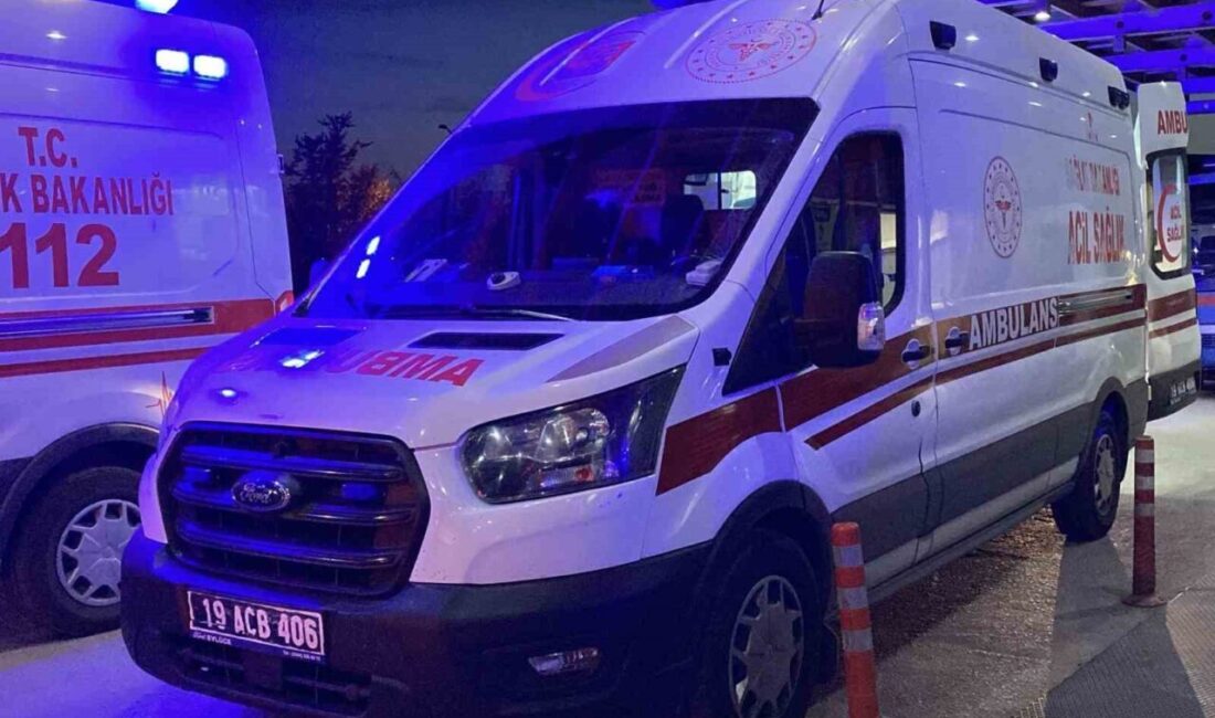 Çorum’da bir genç, husumetli bir kişi tarafından pompalı tüfekle vurularak