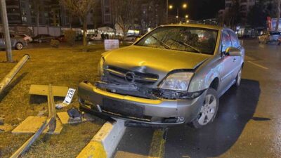 Çorum’da meydana gelen trafik kazasında bir kişi hafif şekilde yaralandı,