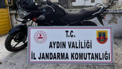 Didim ilçesinde, 2019 yılında çalınan bir motosiklet, jandarma tarafından yürütülen