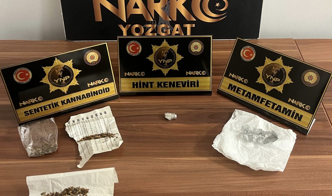Yerköy’de narkotik ekiplerince yürütülen 7 gün süren fiziki takip sonucunda