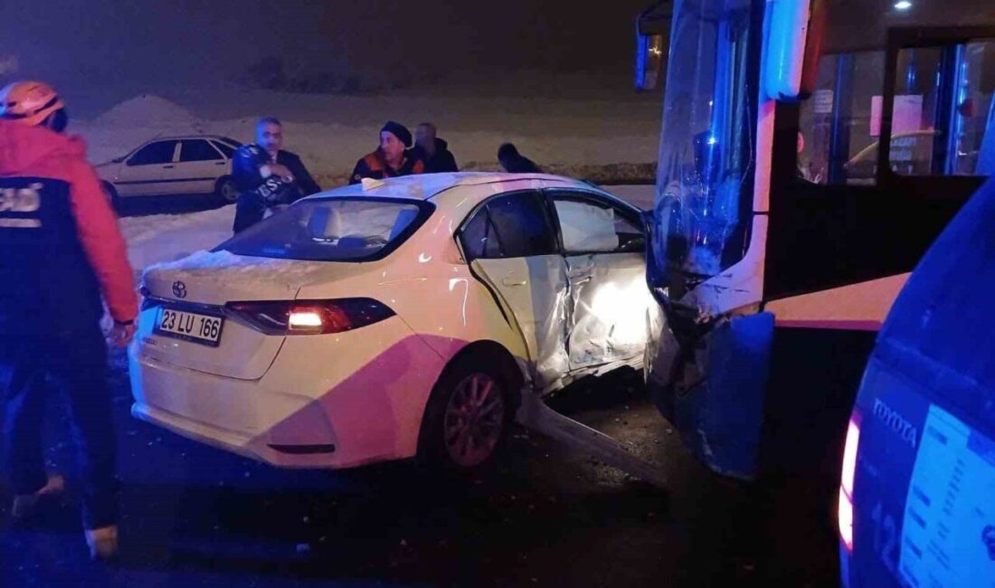 Elazığ’da gerçekleşen trafik kazasında bir kişi yaralandı. Kaza, Şahinkaya Mahallesi