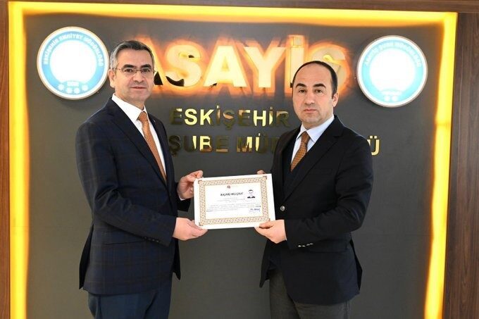 Eskişehir İl Emniyet Müdürü Tolga Yılmaz, Asayiş Şube Müdürlüğü personeli