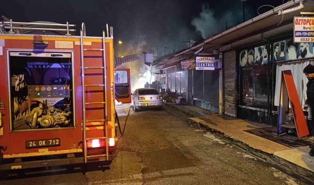 Erzincan’ın İnönü Mahallesi’nde bulunan bir ekmek fırınında meydana gelen yangın