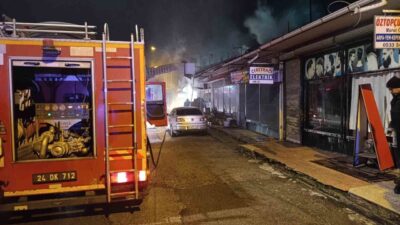Erzincan’ın İnönü Mahallesi’nde bulunan bir ekmek fırınında meydana gelen yangın