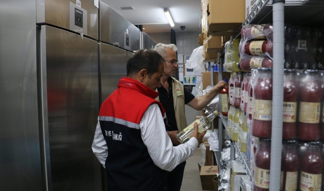 Erzincan’da 2025 yılı boyunca 2,605 gıda işletmesi denetlendi ve toplamda