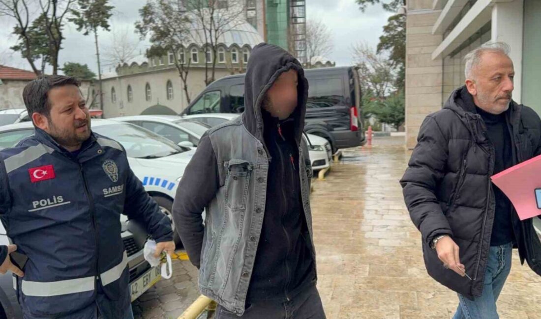 Samsun’un İlkadım ilçesinde bir kadını tehdit ve hakaret ettiği iddiasıyla
