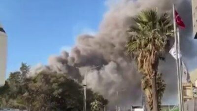 Hatay’ın İskenderun Organize Sanayi Bölgesi’nde bulunan Ekinciler Demir Çelik Fabrikası’nda