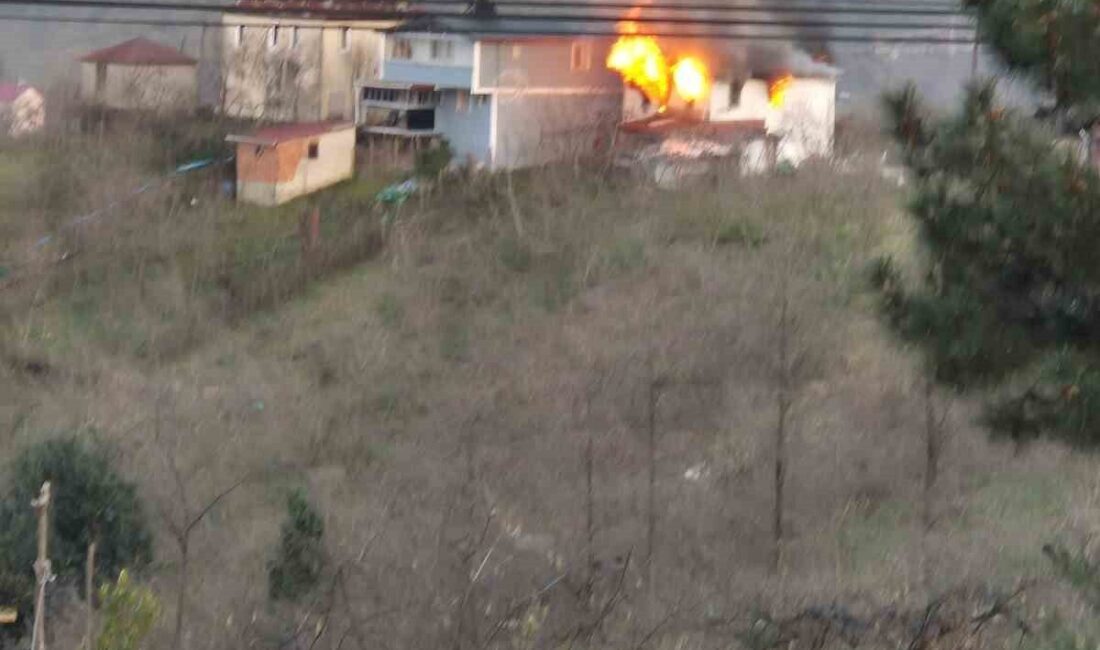 Bulancak ilçesinde yer alan bir müstakil evde henüz belirlenemeyen bir