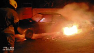 Keçeler Mahallesi’nde, Balıkesir’in Gönen ilçesine ait bir araçta meydana gelen