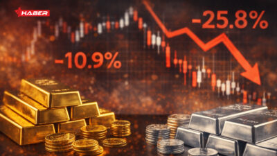 Küresel piyasalarda dün gece başlayan sert satış dalgası, altın ve
