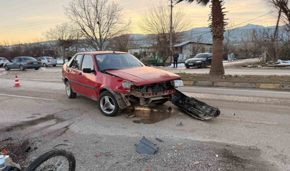 Hatay’ın Hassa ilçesinde meydana gelen trafik kazasında motosiklet sürücüsü TOFAŞ