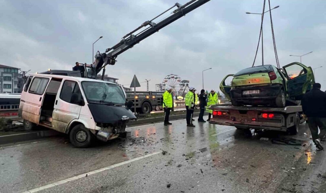 Hatay’ın Antakya ilçesinde meydana gelen trafik kazasında, kontrolden çıkan bir