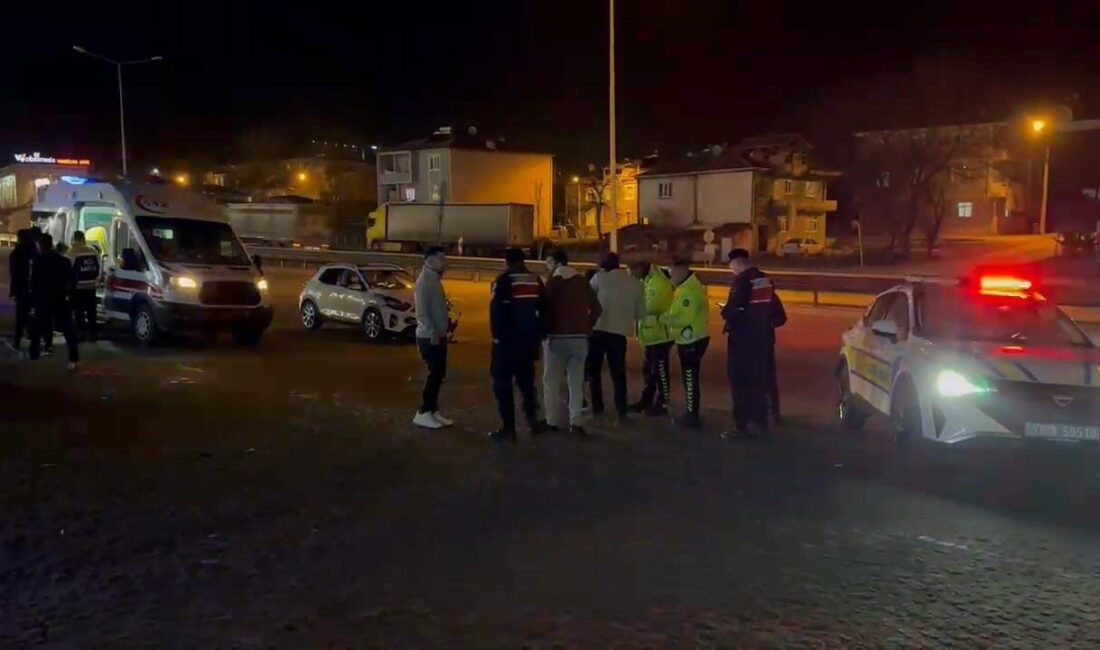 Bir kaza nedeniyle İnegöl ilçesinde meydana gelen trafik kazasında, bir