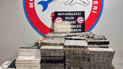 Hatay’ın İskenderun ilçesinde motosikletli polis ekipleri tarafından gerçekleştirilen operasyonda 4.300