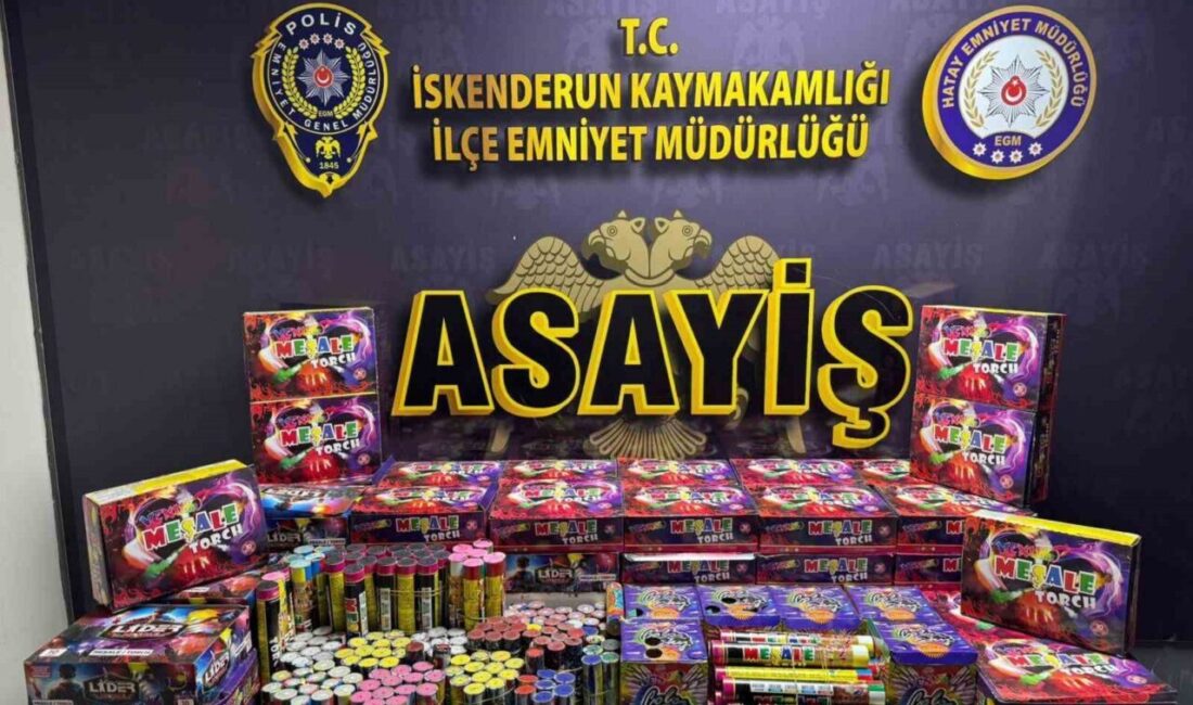Hatay’ın İskenderun ilçesinde güvenlik güçleri, genel asayişin ve kamu düzeninin