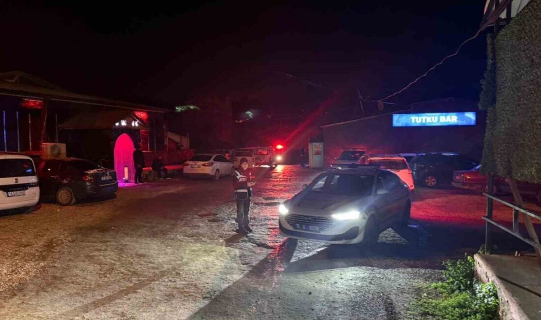 İznik ilçesinde yılbaşı gecesi, polis ekipleri tarafından asayiş ve trafik