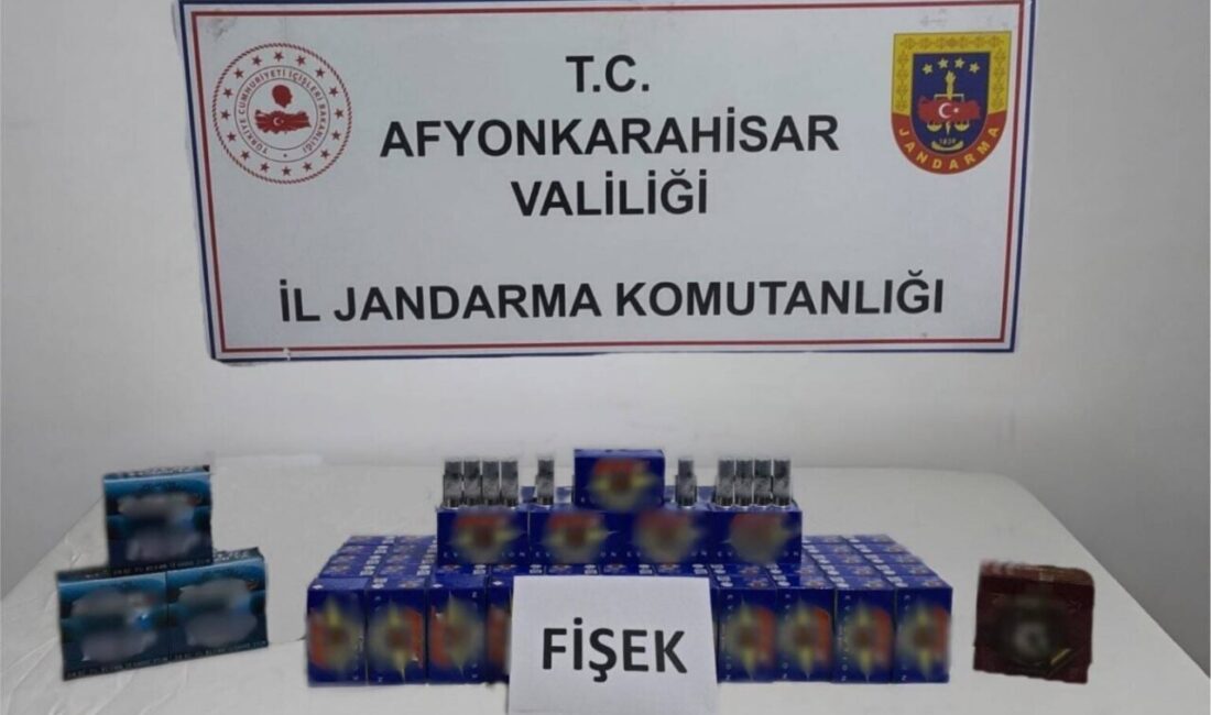 Afyonkarahisar ilinde Jandarma ekipleri tarafından gerçekleştirilen bir operasyonda, faturasız olduğu