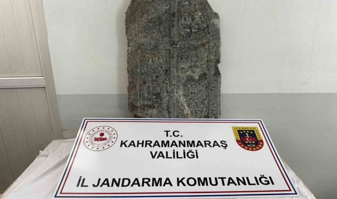 Kahramanmaraş’ta jandarma ekipleri tarafından tarihi eser kaçakçılığına karşı icra edilen