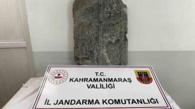 Kahramanmaraş’ta jandarma ekipleri tarafından tarihi eser kaçakçılığına karşı icra edilen