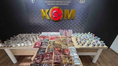 Kahramanmaraş’ta Narkotik Suçlarla Mücadele Şube Müdürlüğü ekipleri tarafından gerçekleştirilen operasyonda
